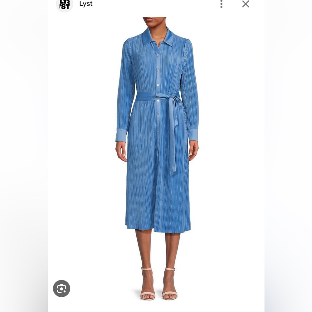 Saks fifth avenue plisse dress